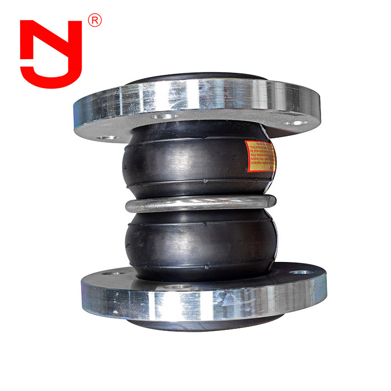 DN100 Flanged Double Sphere Rubber Expansion Joint Connection Jenis sambungan ekspansi sendi
