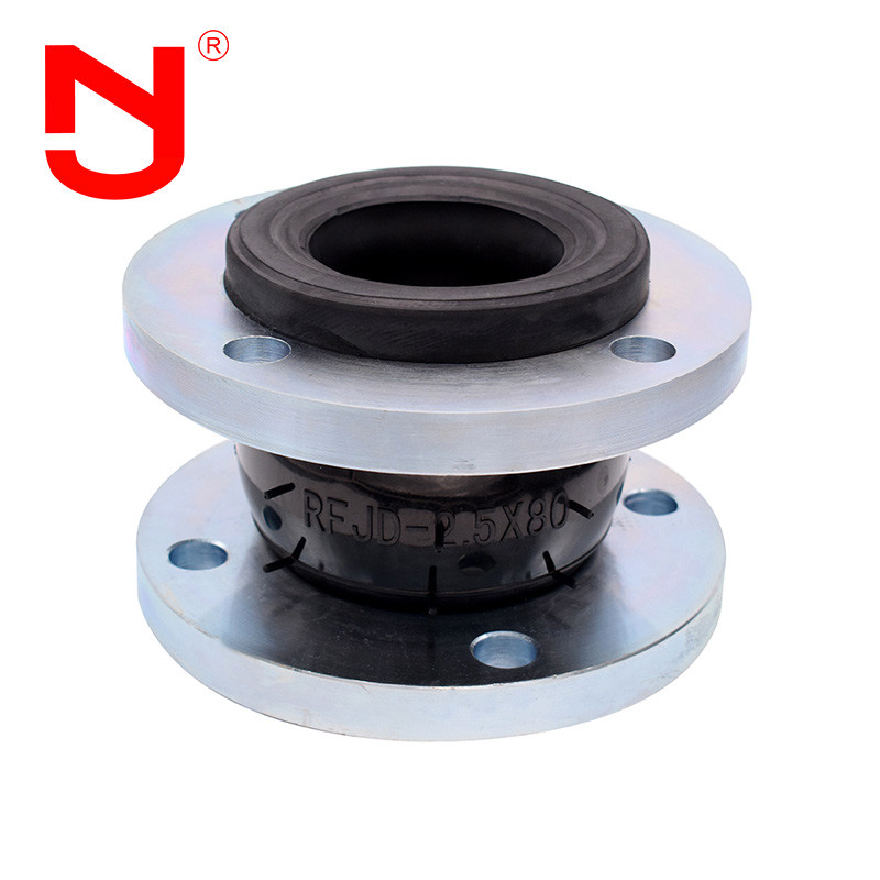 Jenis Koneksi EPDM Fleksibel Karet Single Sphere SS304 Flange Untuk Gabungan Karet Flex