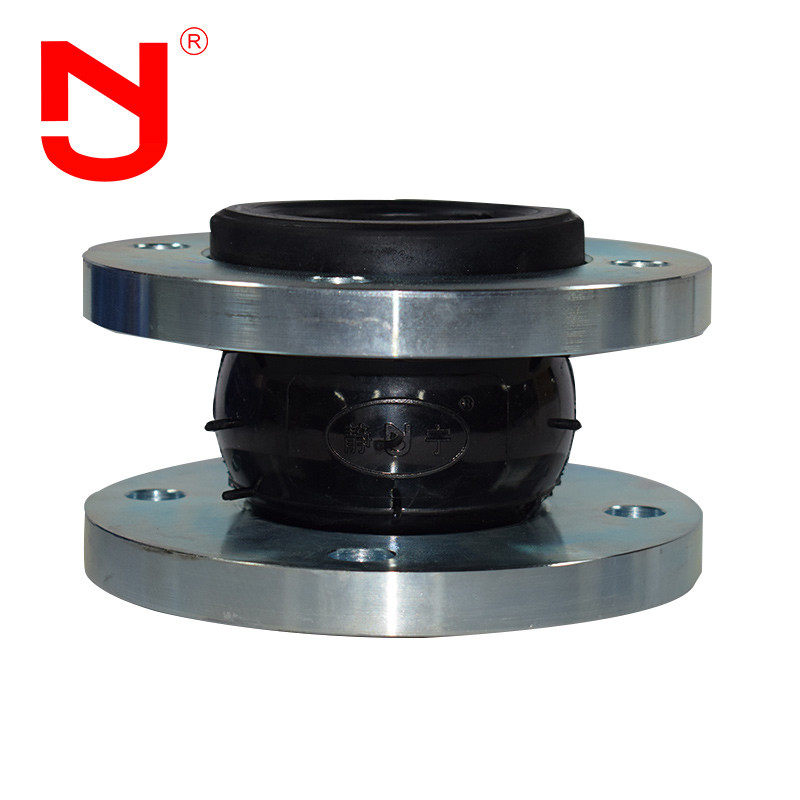 Jenis Koneksi EPDM Fleksibel Karet Single Sphere SS304 Flange Untuk Gabungan Karet Flex