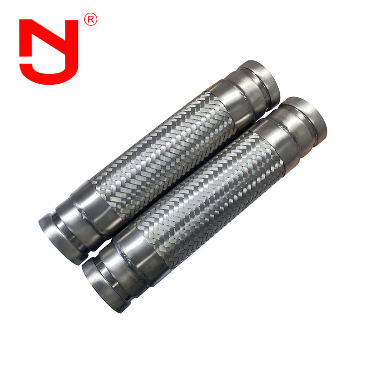 Konektor selang logam berkurang Grooved Kawat Stainless Steel Braided DN8 ~ DN400