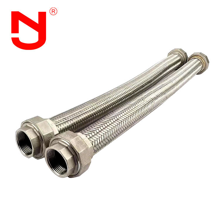 Stainless Steel Threaded Union Type Flexible Braided Hose dengan Kelas Tekanan PN16