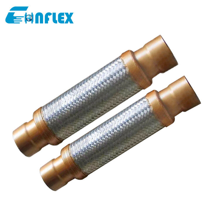 Stainless Steel Wire Braided Flexible Steel Pipe Connector DN8~DN400 Corrosion Resistant Metal Braided Hose