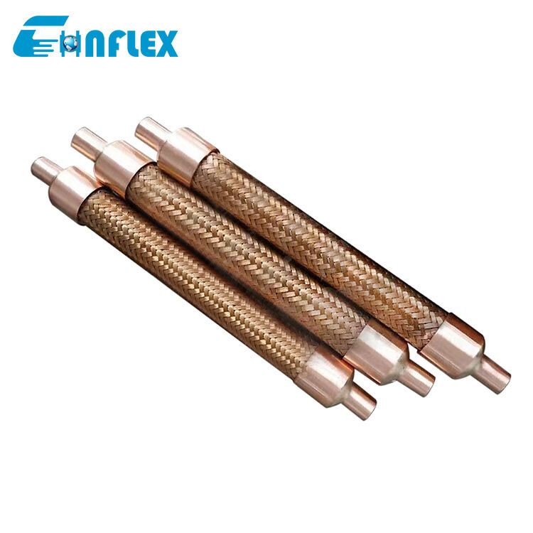 Stainless Steel Wire Braided Flexible Steel Pipe Connector DN8~DN400 Corrosion Resistant Metal Braided Hose