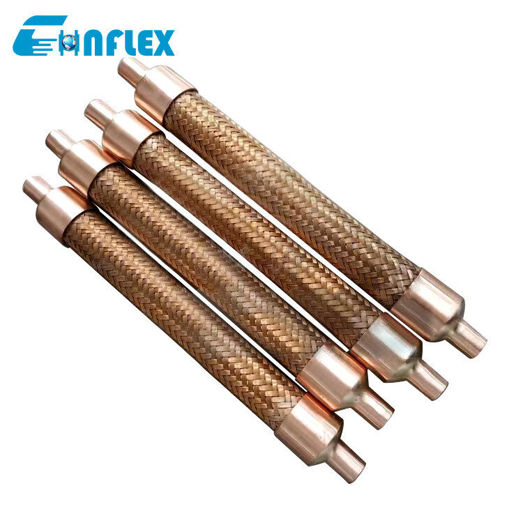Stainless Steel Wire Braided Flexible Steel Pipe Connector DN8~DN400 Corrosion Resistant Metal Braided Hose