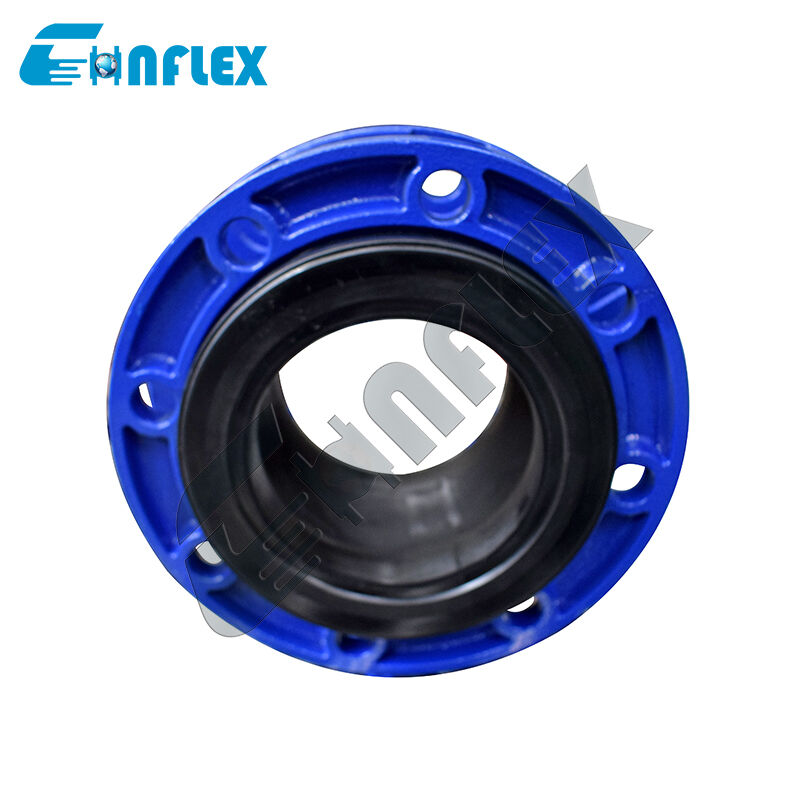 Tipe Flange Sambungan Karet Ekspansi EPDM NBR CR Bola Tunggal