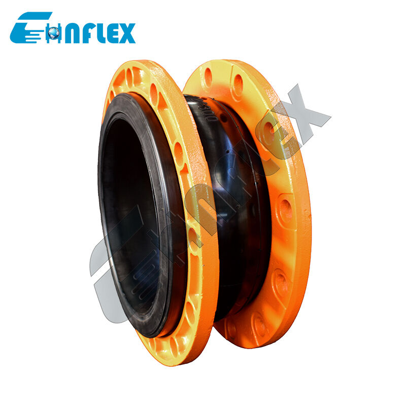Sambungan Ekspansi Karet Terikat dengan Batang Kontrol: Aman Flanged Fleksibel Bellows untuk Mencegah Pipe-Pull-Out