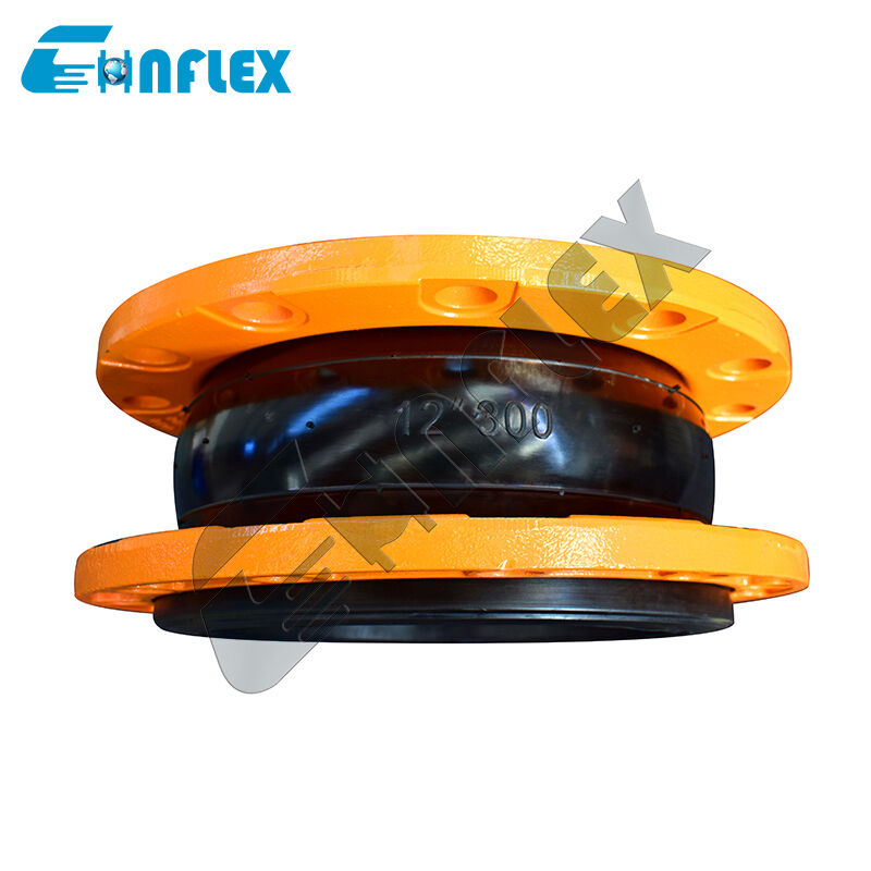 Flanged Rubber Joint Resistant Chemical: PTFE Heavy-Duty Linered Expansion Bellows untuk Pipeline Asam & Alkali