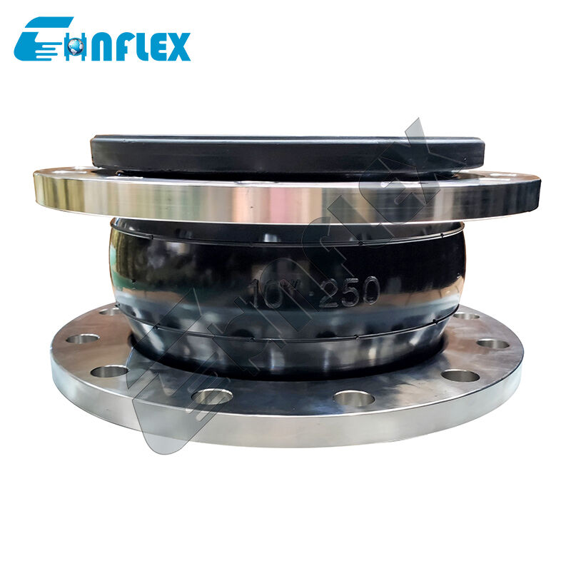 PTFE dilapisi termal ekspansi bellows: tahan lama Fluoroplastic Fluid Isolation Fleksibel Joint untuk berat layanan pipa