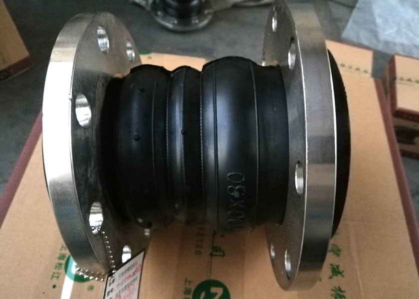 Sendi Fleksibel Karet Bola Kembar, Konektor Kopling Pipa Karet 0.6-2.5MPa