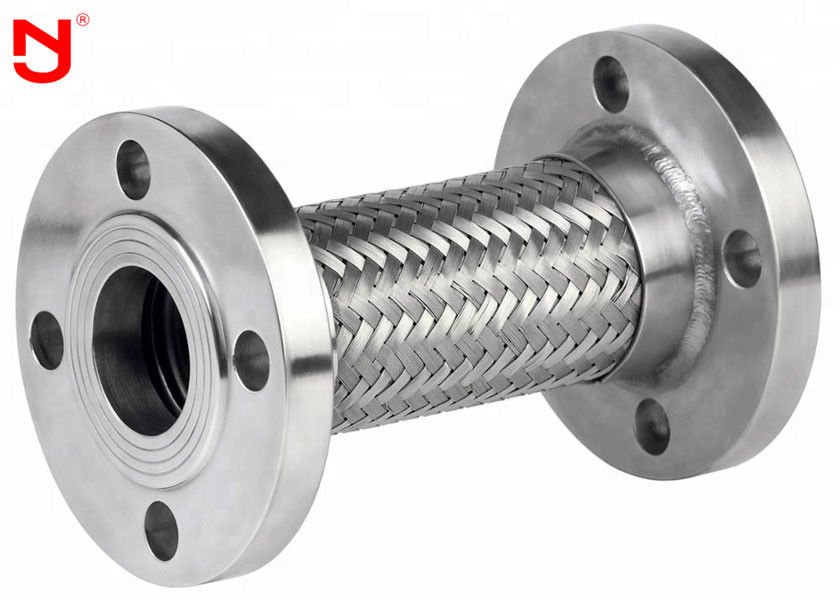 OEM Metal Braided Hose Corrugated Surface Vacuum Bellows Kawat Baja Tarik Tinggi