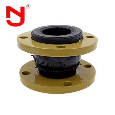 Baja Karbon DN100 Single Sphere Rubber Expansion Joint 200 ° F Rating Suhu