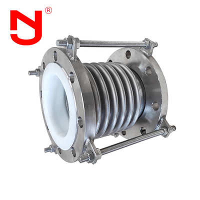 Stainless Steel 316 Bellow Ekspansi Berjajar Ptfe Tahan Suhu Tinggi