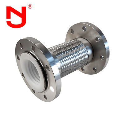 PTFE Lining Stainless Steel Wire Dipalsukan Selang Logam Bergelombang Dipalsukan