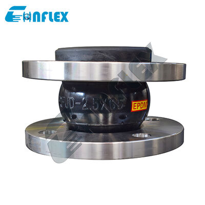 Single Sphere EPDM NBR CR Perluas Bellow Fleksibel Tipe Flange Sambungan