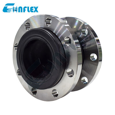 Food & Pharma Grade PTFE Lined Expansion Joint: Non-Stick Ultra-Pure Fluoropolymer Flexible Bellows Piping Connector