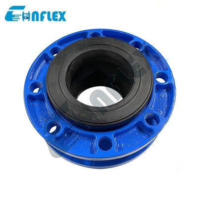 PTFE berlapis Flanged Expansion Joint Zero-Permeation: Shock-Absorbing Rubber Bellows untuk garis asam pekat