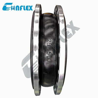 10 Bar Pressure Rating Flexible Bellows Coupler: Industrial Strength Anti-Burst Rubber Pipe Joint for HVAC Systems