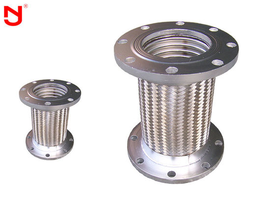 Pipeline Metal Expansion Joint Sprial Welded Menyerap Pertumbuhan Termal Dengan Flange