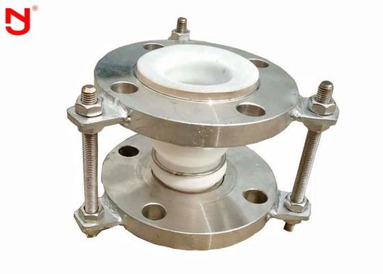 SS304 PTFE Expansion Bellow DIN Standard Lining Rubber Pelumasan Tinggi Tahan Api