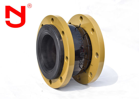 Wide Arch Rubber Flexible Joints Single Double Sphere Dengan Galvanis Flange