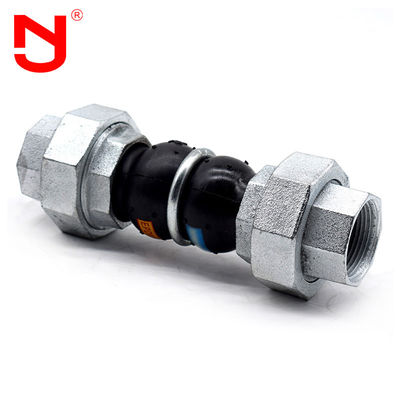 Cina DN80 Union Type Threaded Rubber Expansion Joint divulkanisasi