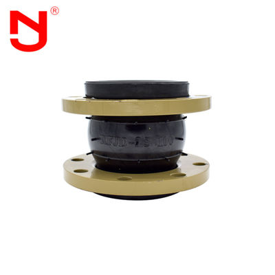 Pipa Fleksibel Fitting DN150 Rubber Expansion Joint Seal Dengan Flange