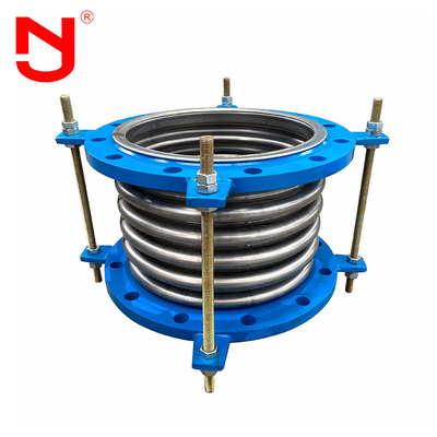 Transmisi Torsi Logam Bellow Flange Joint Compensator Dengan Ketahanan Getaran